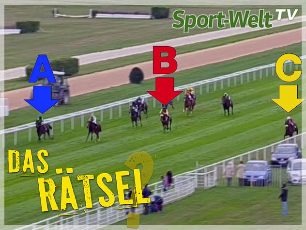 Das Rätsel – Folge 13 – Sieger Mitte der Geraden erkennen?