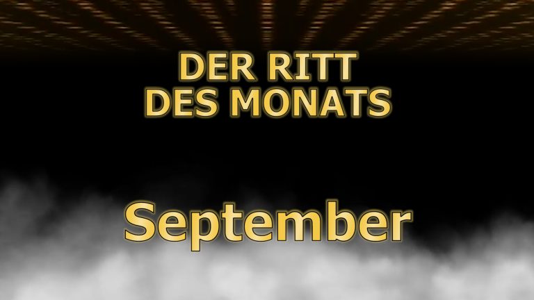 Ritt des Monats September – Das Ergebnis