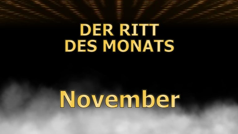 Abstimmen: Ritt des Monats November