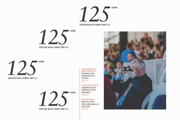 Jubiläum: „125 Jahre Kölner Renn-Verein“