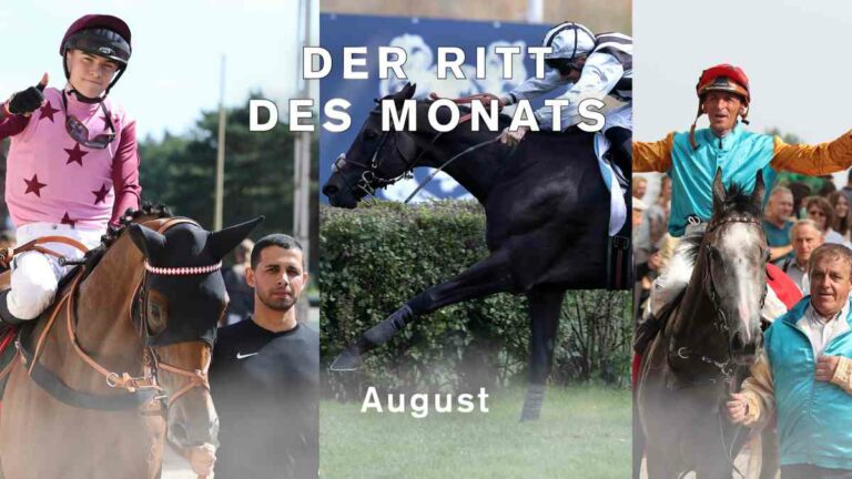 Hier ist Ihr Ritt des Monats August