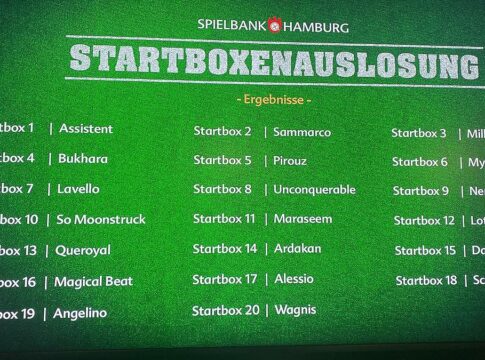 Derby-Boxen: Sammarco 2, So Moonstruck 10,Wagnis 20