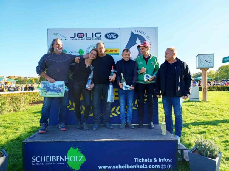 Die Siegerrunde in Leipzig