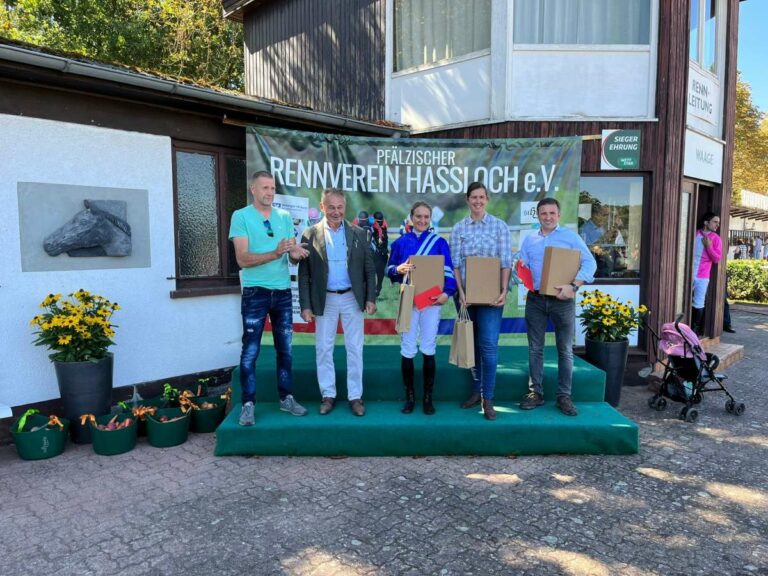 Das siegreiche Team um Raquelle