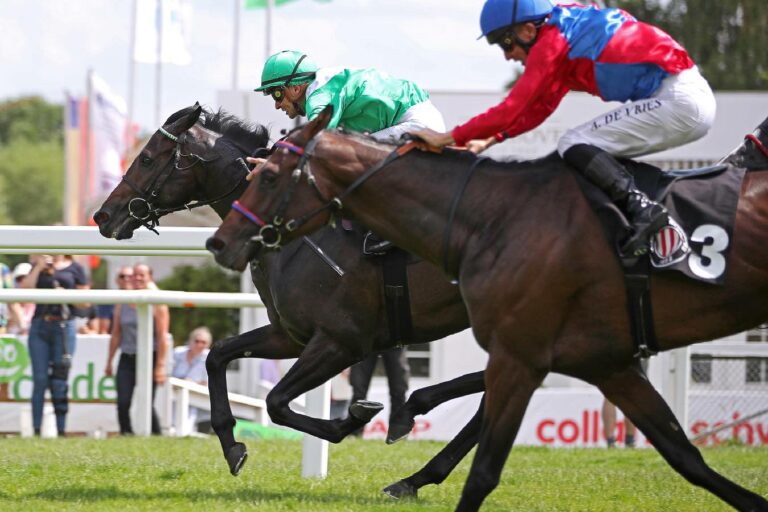 Philaron (grünes Dress) siegt (Archiv)