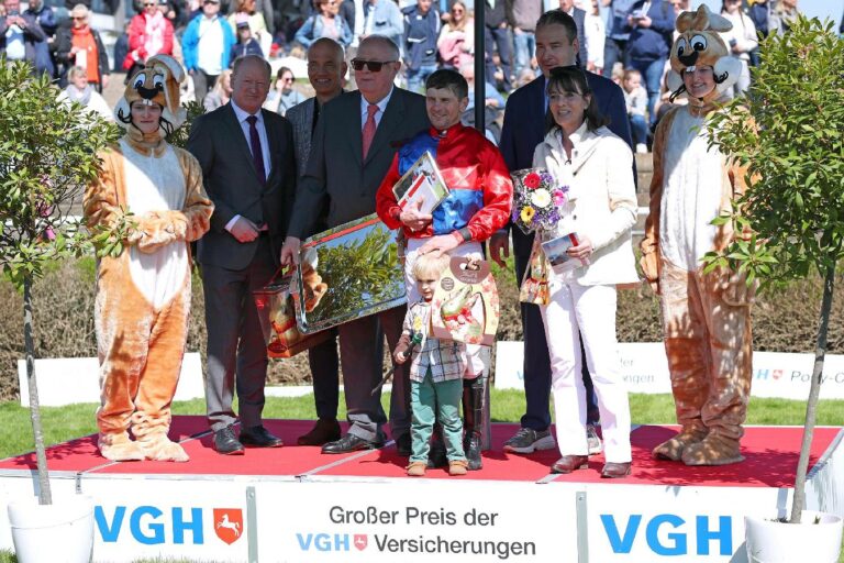 Das siegreiche Team um Waldersee 