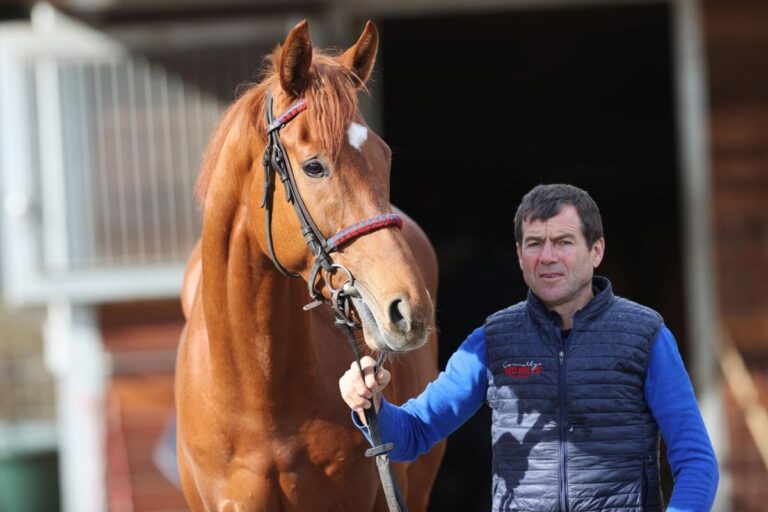 Alpenjäger mit seinem Trainer Peter Schiergen