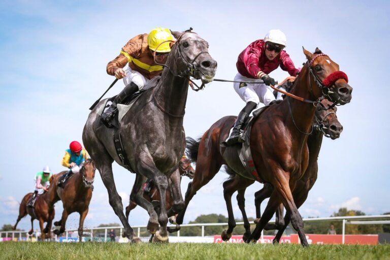 Zagrey (li.) siegt unter Christoph Soumillon im 153. Wettstar.de Großer Preis von Baden