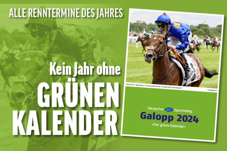 Mit dem Grünen Kalender in das neue Rennjahr 2024