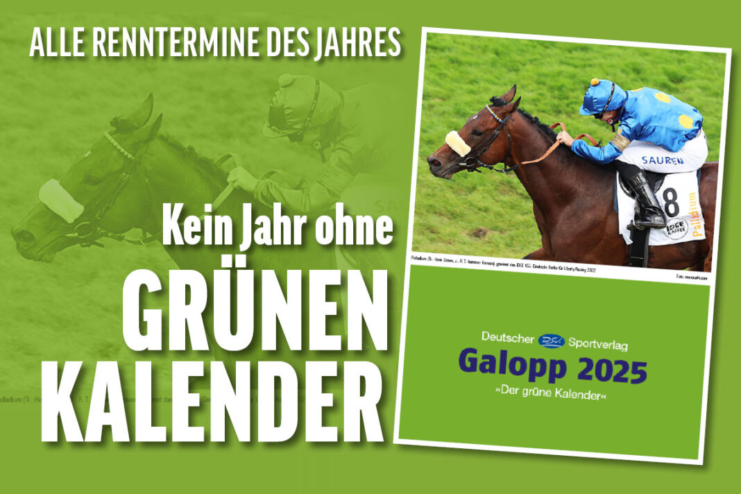 Jetzt in Druck gegangen Der Grüne Kalender für 2025