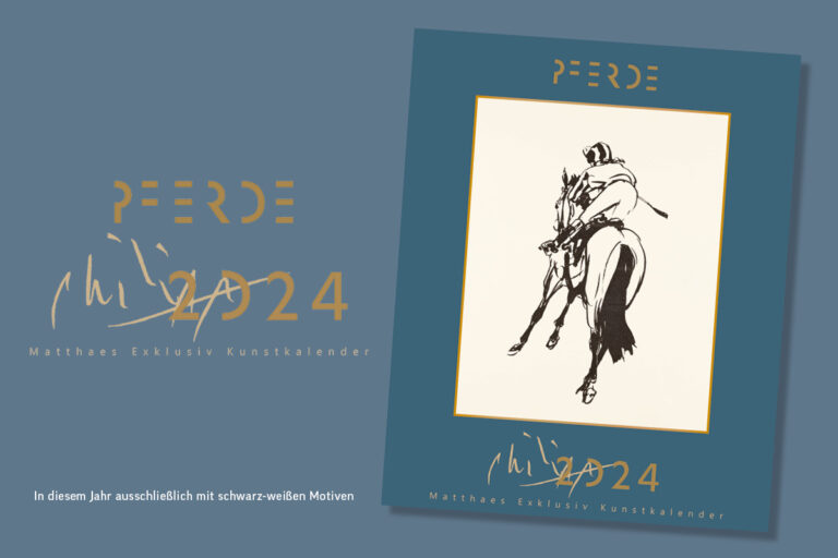 Jetzt noch sichern: Klaus Philipps Kalender „Pferde 2024“