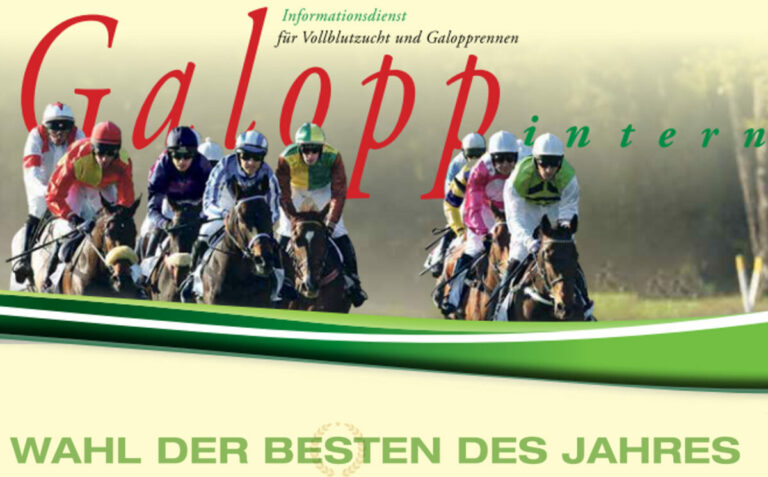 Freitag in der Sport-Welt: Galopp Intern mit der Wahl der Besten