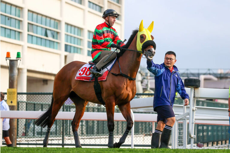 Russian Emperor vor dem Barrier Trial unter Brenton Avdulla Foto: hkjc.com