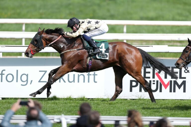 Queues Likely siegt unter Billy Loughnane im Karin Baronin von Ullmann - Schwarzgold-Rennen