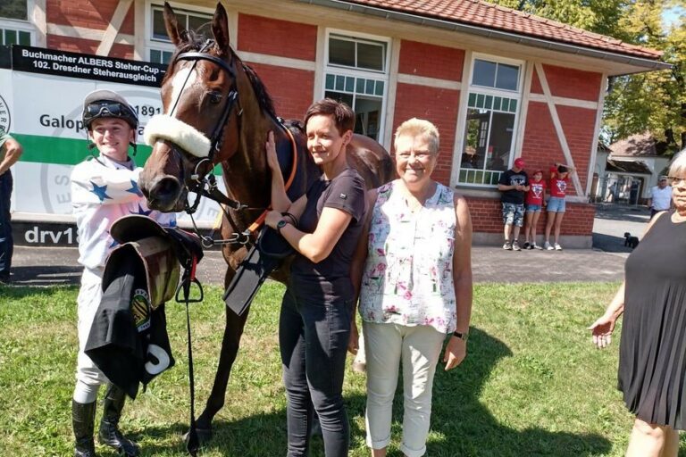 Heimsieg im Dresdener Steher-Highlight – Paradise Girl leichte Siegerin