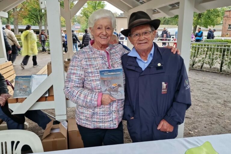 Lutz Mäders „Mein Ritt durchs Leben“ – Riesen-Andrang in Hoppegarten
