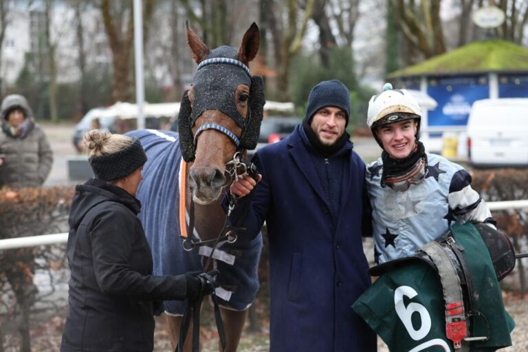 Quendolino nach dem Sieg in Dortmund
