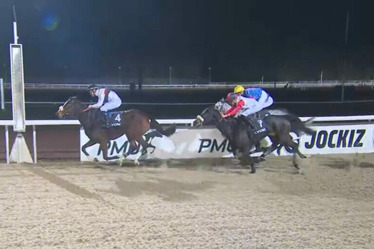 Schwinn-Treffer: Dreijährige Happy Valentine überrascht in Lyon-La Soie