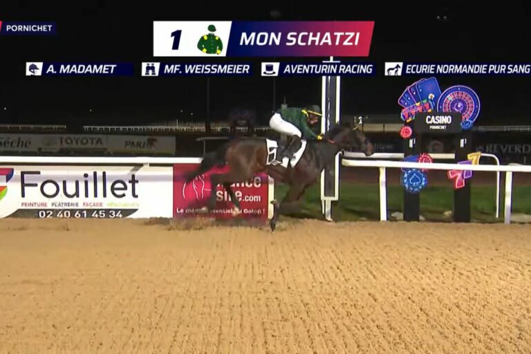 Weißmeiers Mon Schatzi Start-Ziel überlegen voraus in Pornichet