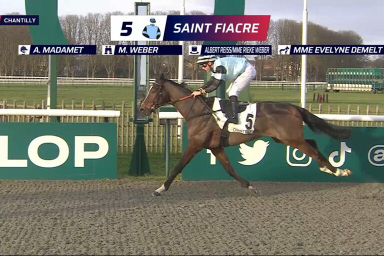 Manfred Weber nach Saint Fiacres Sieg in der Stallparade