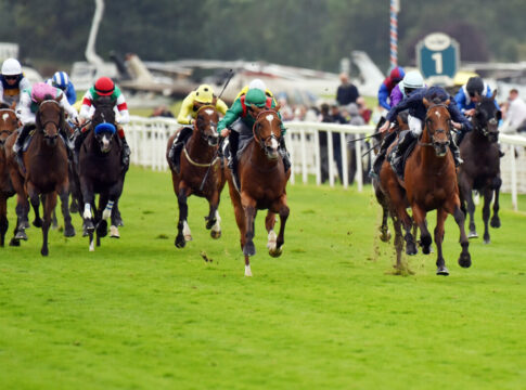 York, City of Troy with Ryan Moore up wins the Juddmonte International Stakes