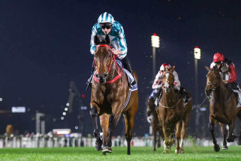 Romantic Warrior gewinnt das Jebel Hatta Foto: hkjc.com
