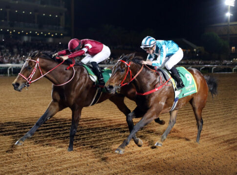 Riad, Forever Young (farside) with Ryusei Sakai up wins the Saudi Cup