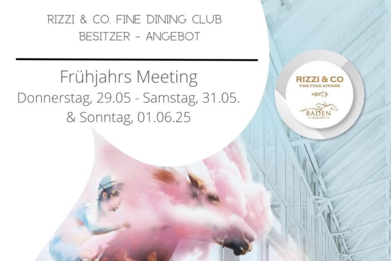 Angebot für Besitzer startender Pferde: VIP-Bereich zum Sonderpreis