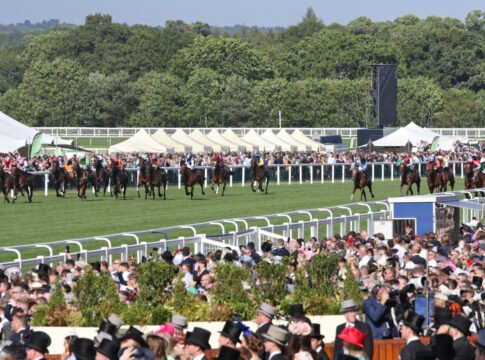 Royal Ascot, Horses and jockeys during the Sandringham Stakes