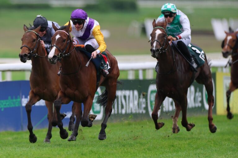 Santagada siegt unter Leon Wolff im Karin Baronin von Ullmann - Schwarzgold-Rennen