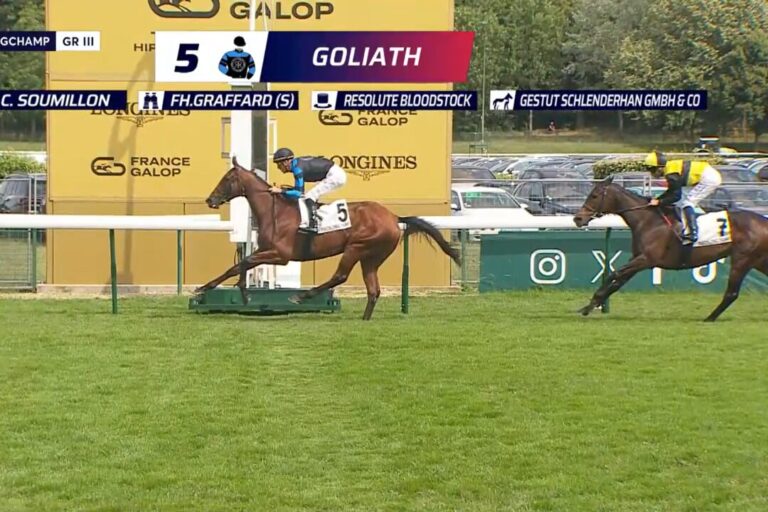 Goliath im Grand Prix de Saint-Cloud gegen vier Gegner