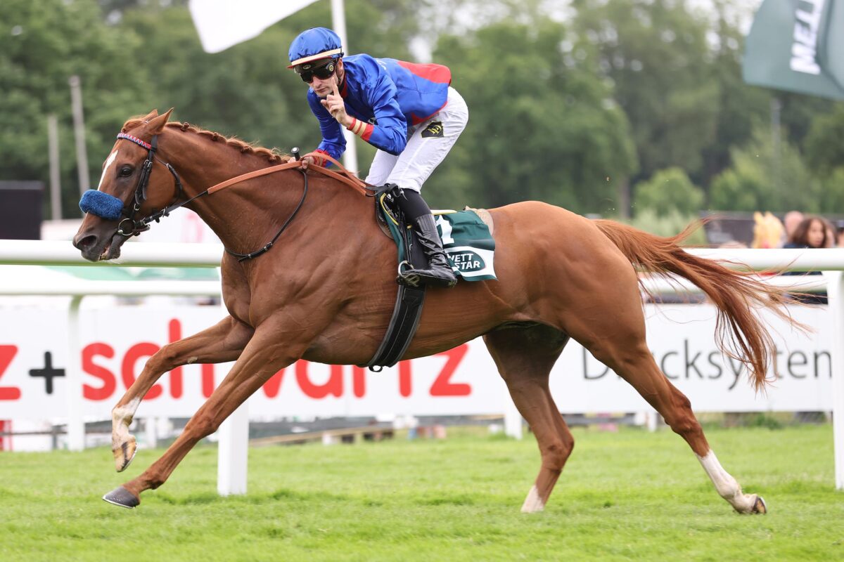 A lighthearted moment of playful intimacy