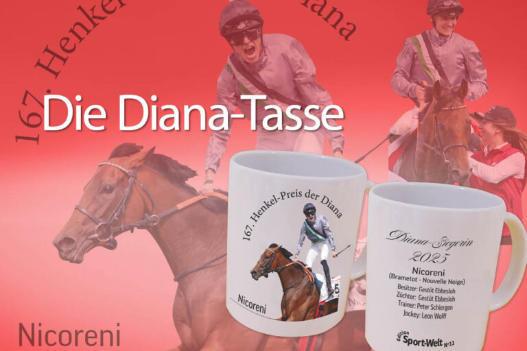 Die Diana-Tasse 2025 der Sport-Welt-Edition – jetzt bestellen!