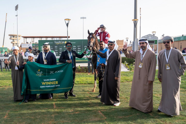 Golden Vekoma gewinnt den Saudi Derby 2025 Foto: Jockey Club of Saudi Arabia/Mathea Kelley