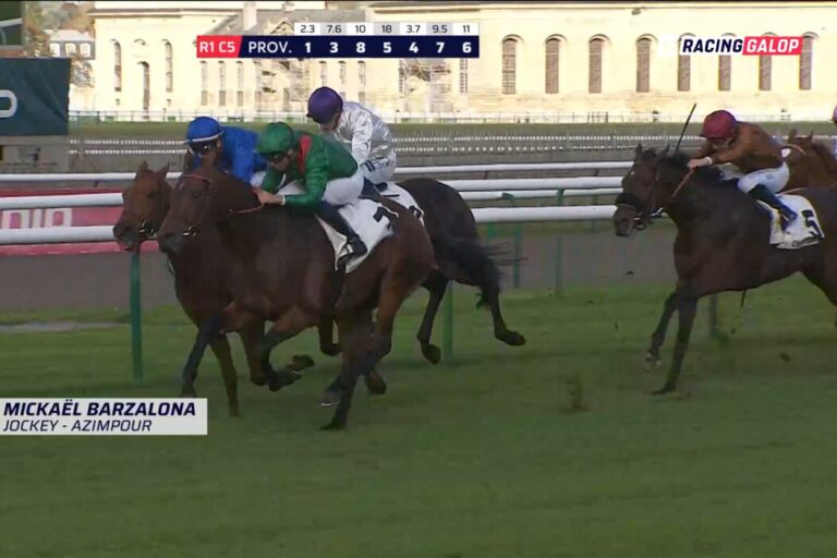 Love Me Tender Vierter bei Listendebüt in Chantilly