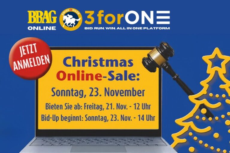 Bieten Sie jetzt! 5. Christmas Online-Sale der BBAG