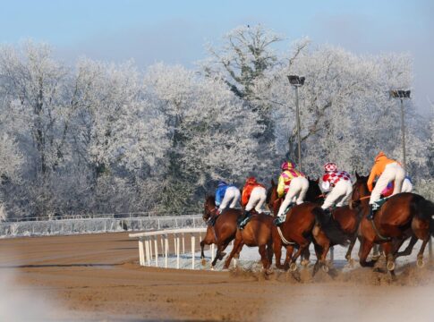 Malerische Winterkulisse in Dortmund