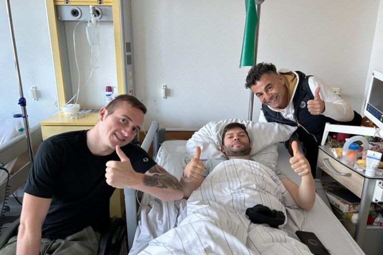 Robin, Concetto und Anna grüßen aus der Duisburger Klinik