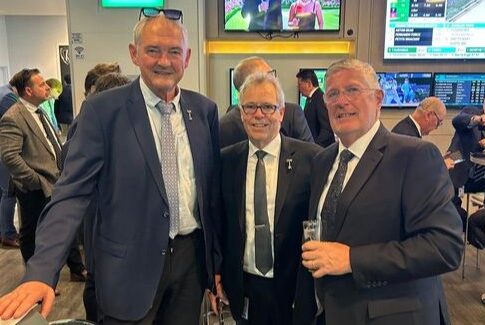 Hubertus Diers, Tony Kemm und Stephen O'Rourke (v.li.)