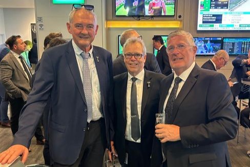 Hubertus Diers, Tony Kemm und Stephen O'Rourke (v.li.)