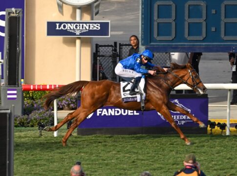 Godolphin nimmt Sieges-Serie wieder auf: Notable Speech in Mile überlegen Notable Speech (Foto: ©Bentley Breland/Eclipse Sportswire)