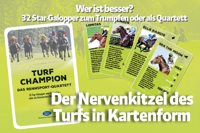 Wird langsam kultig: TurfChampion – Rennsport Quartett