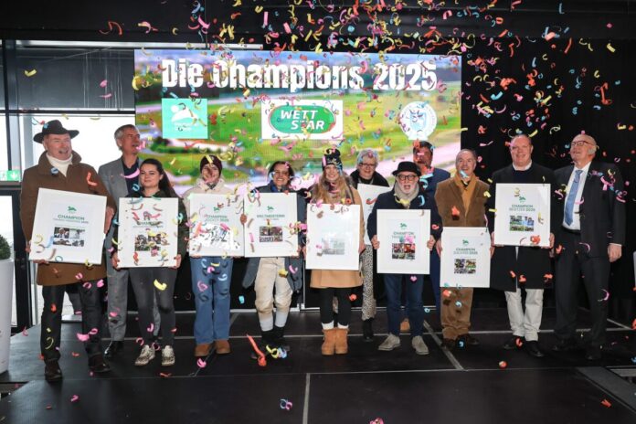 Ehrung der Champions 2025 am 28.12.2025 Renntag in Dortmund