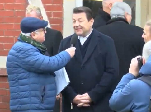 Holger Scholze am Sonntag in Dresden Foto: Screenshot Youtube-Kanal Wettstar