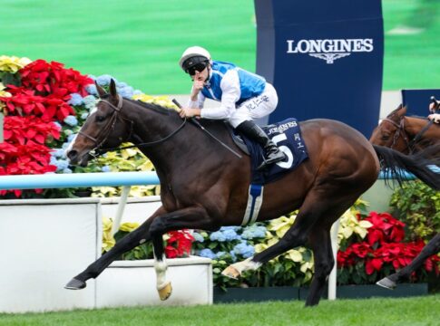 Sosie gewinnt Hong Kong Vase fünf Tage nach Fabres 80. – Goliath starker Dritter Photo: Hong Kong Jockey Club