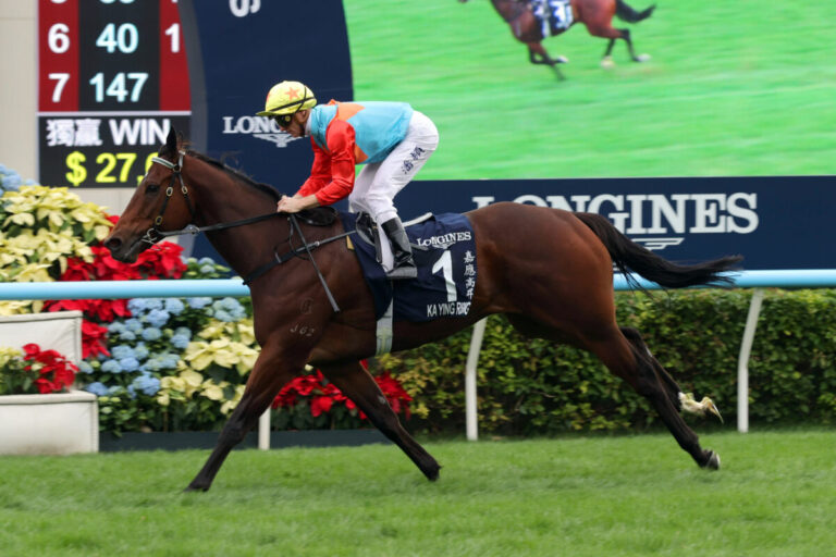 Archiv: Ka Ying Rising gewinnt den Hong Kong Sprint Foto: hkjc.com