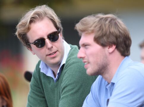 Moritz Becher und Philip Baron von Ullmann (v.li.) bei der BBAG