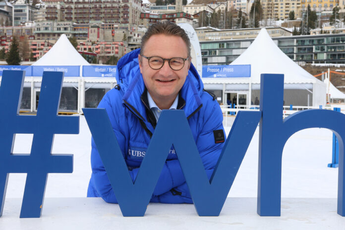 Thomas Walther, Präsident des Rennvereins St. Moritz Foto: White Turf Thomas Walther, Präsident des Rennvereins St. Moritz Foto: White Turf