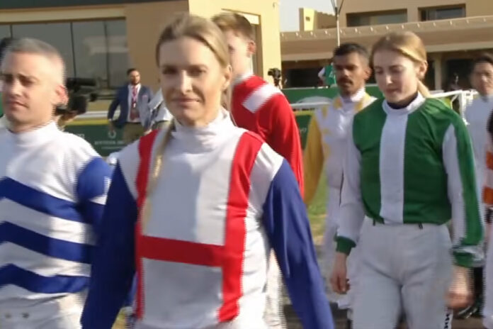 Nina Baltromei in Riad Foto: Screenshot Nina Baltromei in Riad Foto: Screenshot