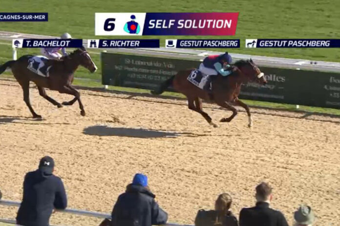 Self Solution gewinnt in Cagnes-sur-mer Foto: Screenshot